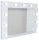 Bathroom mirror Damodo wall mirror, rectangular, 800 x 600 mm