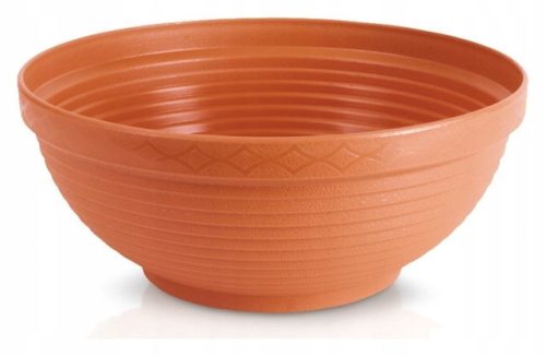  Prosperplast flowerpot 65 cm x 65 x 24 cm diameter 62 cm plastic in orange tones