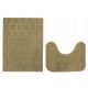 Bathroom rugs set of 2, soft beige bathroom rug