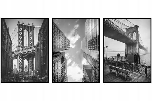 Prints without & with frame. Poster architecture buildings pictures photos SW architecture, black and white, landscapes without frame 40 x 50 cm