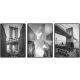 Prints without & with frame. Poster architecture buildings pictures photos SW architecture, black and white, landscapes without frame 40 x 50 cm