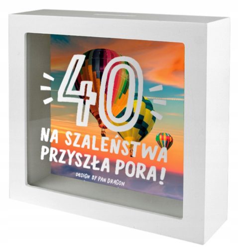  40th birthday gift money box FOR CRAZY