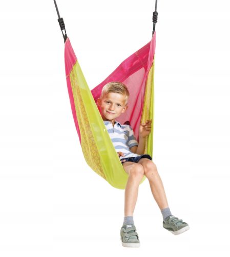 Playgrounds in the garden Cocoon Swing hammock seat for children KBT pink