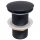 Round Click-Clack cap without overflow, Aqui, black