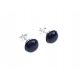  Ametrix Women's Earrings Night of Cairo 0.8 cm Silver