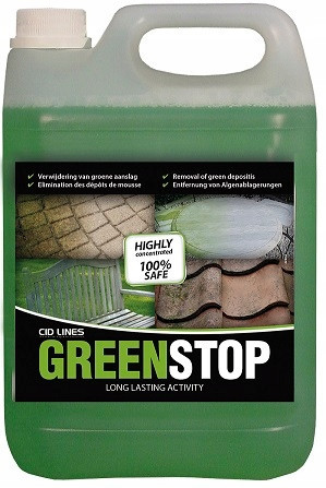  Removes algae, moss and green deposits, GREENSTOP 5L, EFFICIENT