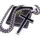  SILVER CHAIN WITH CROSS