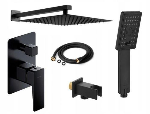 Single lever wall-mounted bath and shower mixer Omnires Parma black + 5 more products