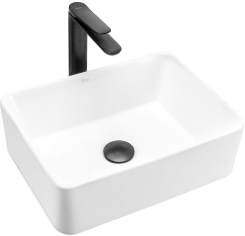  Rea Anita Mini rectangular countertop washbasin